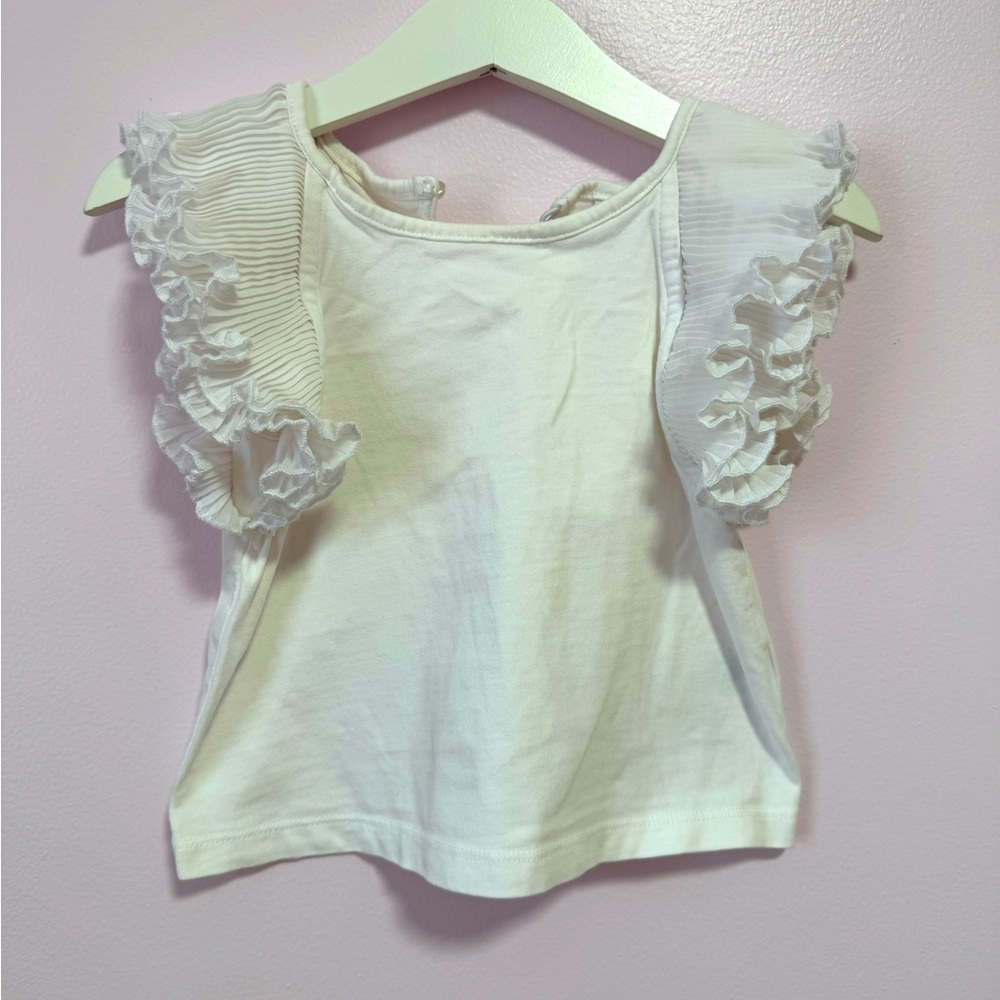 Janie and Jack RUFFLE SLEEVE TOP
